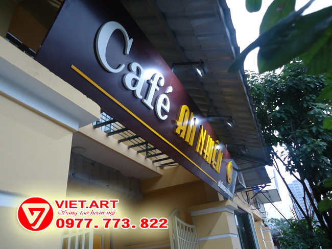 lam bien hieu quang cao quan cafe