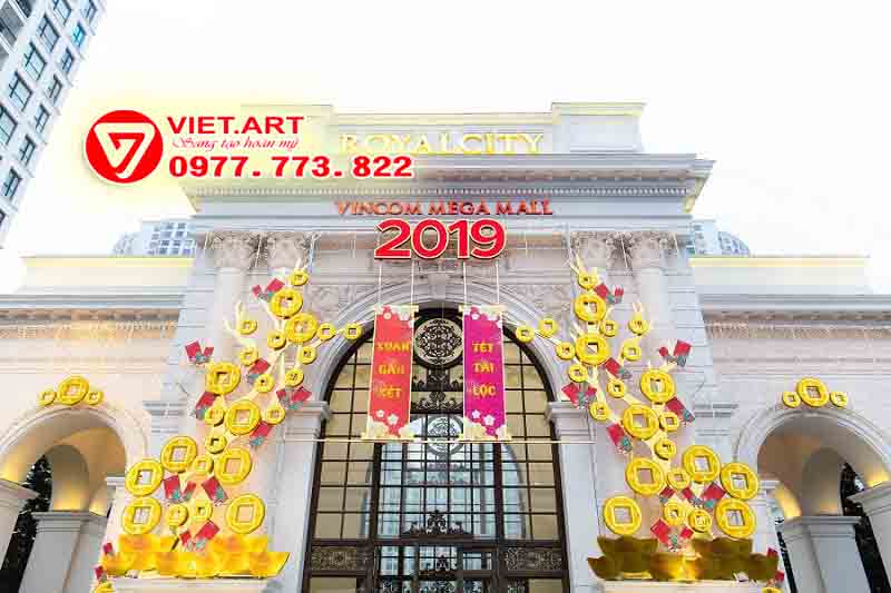 Dịch vụ thiết kế thi công tiểu cảnh tết tại Hà Nội.
