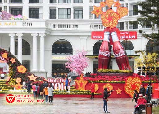 Dịch vụ thiết kế thi công tiểu cảnh tết tại Hà Nội.