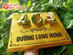Làm biển số nhà y